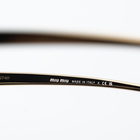 Miu Miu Women Sunglasses Gold Purple Brown Pilot MUA56S 5AK20I NEW AUTHENTIC main image 10